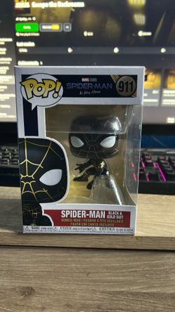 Spider man black and gold suit