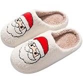 Cozy Furry Slippers for Women & Men Christmas Cute Warm Indoor Non-Slip Size 5.5-6