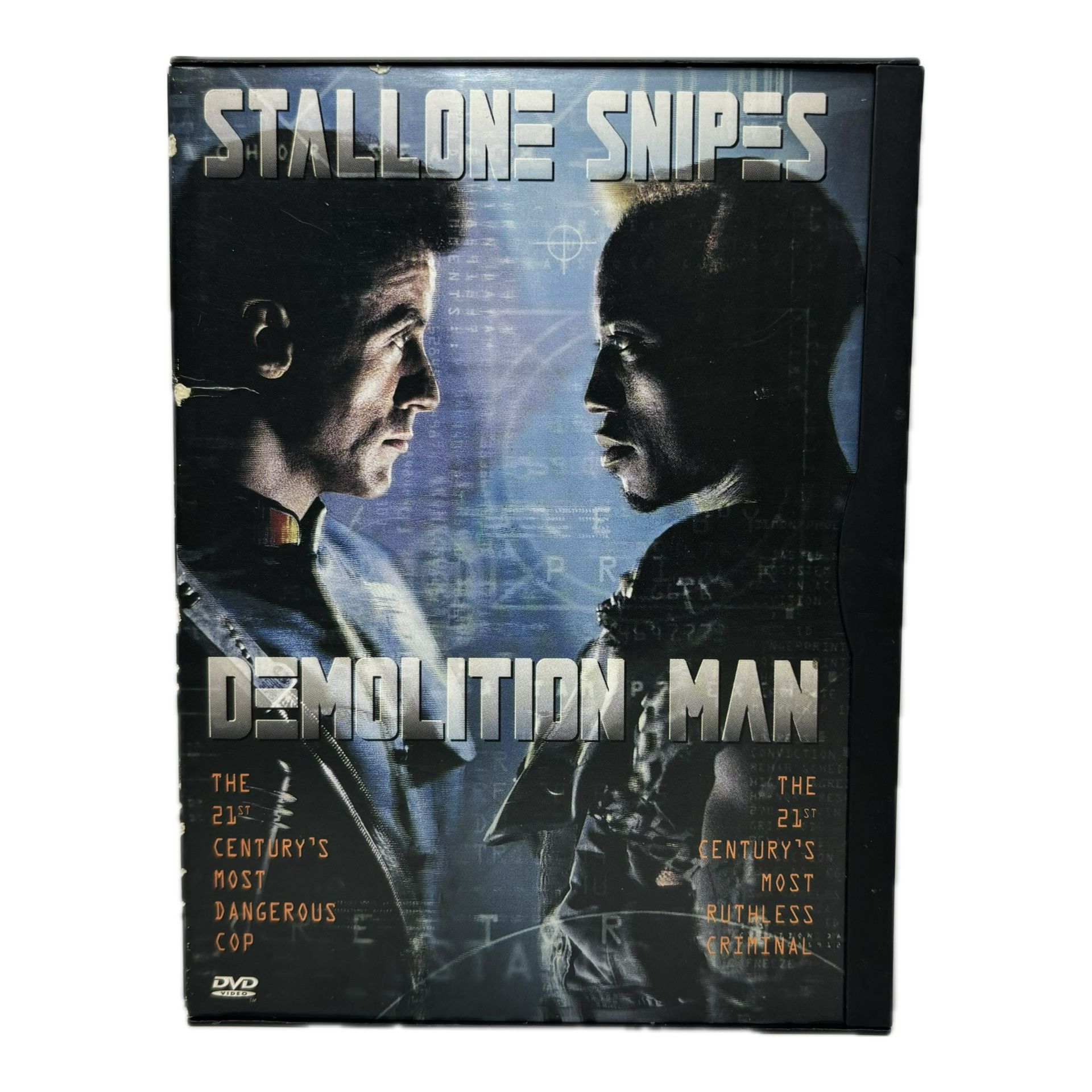 Demolition Man (1993) Snapcase DVD Standard & Widescreen Versions