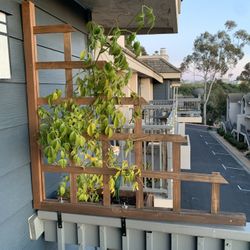 Balcony Privacy Wood Trellis 