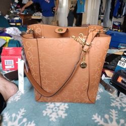 Calvin Klein Brown Hand Bag