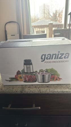 Ganiza Electric Food Chopper with Meat Grinder & Vegetable Chopper