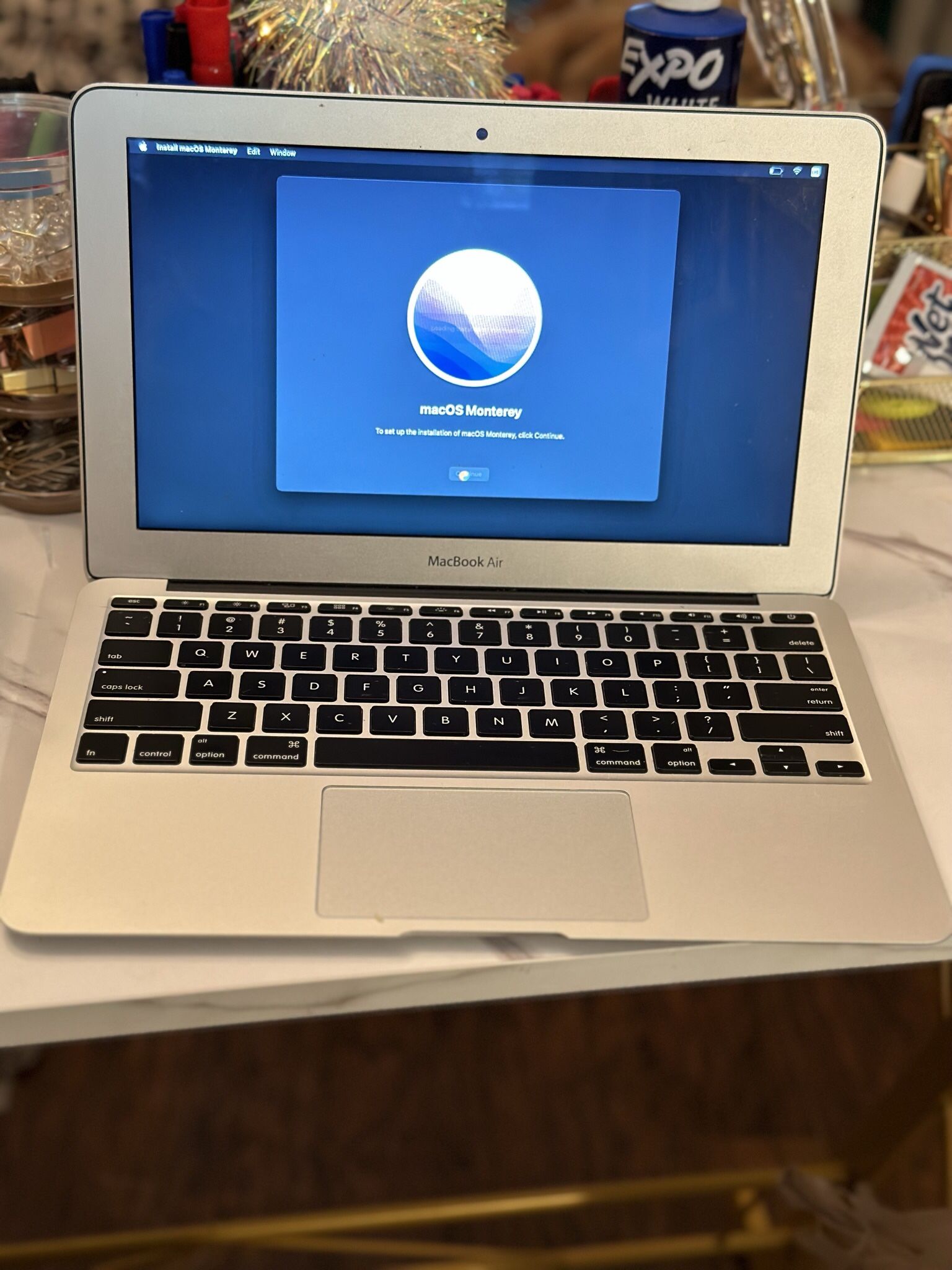Macbook Air (A1465) With 20 Inch Monitor Included
