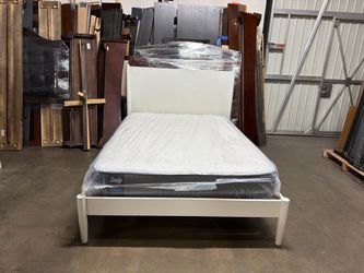 Full bed frame and mattress $250