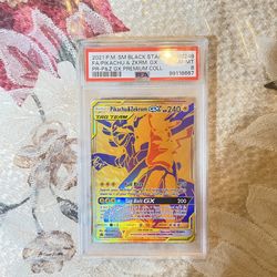 PSA 8 Pikachu And Zekrom GX Promo 