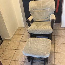 Dutailier Glider Rocking Chair & Ottoman