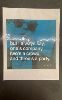 Warhol Print 