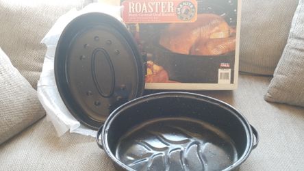 GRANITE WARE ROASTER - NEW