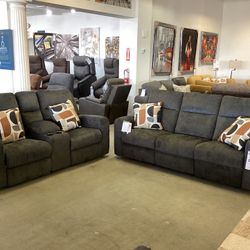 Kanlow Dusk Sofa And Loveseat 