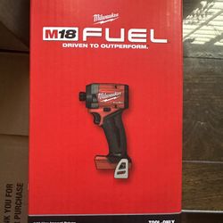 Milwaukee M18 FUEL 18V Brushless 1/4" Hex Impact Driver (Tool-Only) 