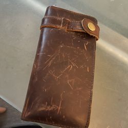 Leather Large Wallet 