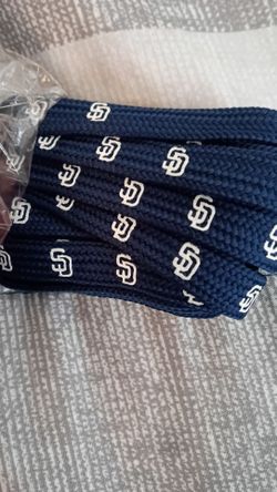 Shoe laces Padres new