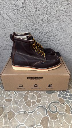 WORK BOOTS DURADERO 1619CU  SOFT TOE SIZE 12 WIDE MENS