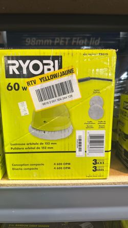 Ryobi 60W 6” Orbital Buffer/Polisher - Open Box