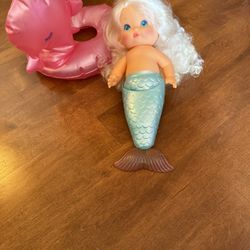 Vintage 1985 Sweet Sea Mermaid Doll Tomy Shipping Available 