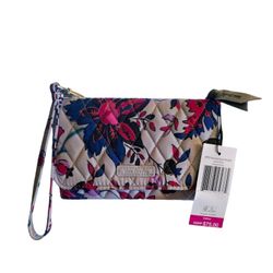 Vera Bradley Rfid Smartphone Wristlet Vineyard Floral Wallet