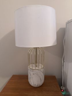White marble Lamps