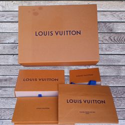 Bundle Of Louis Vuitton Gift Boxes And A Bag