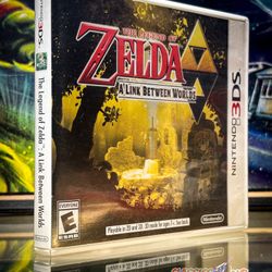 Legend of Zelda: A Link Between Worlds (Nintendo 3DS 2013) 