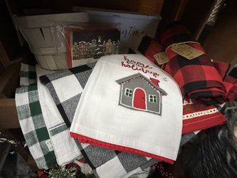 Home for the Holidays Kitchen Towel Dish Towel
