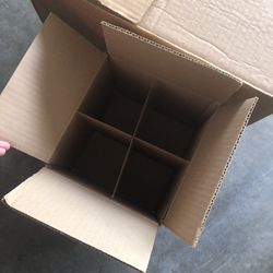 Shipping Boxes (25 Boxes With Quadrant Dividers)