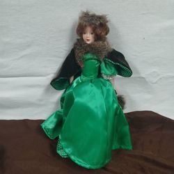 Vintage 1985 Franklin Mint "Anna Karenina" 15" Porcelain Doll by Bertha Rogers