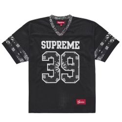 Supreme Bandana Football Jersey Black