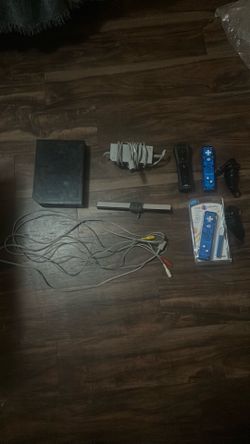 Wii with everything and five controllers