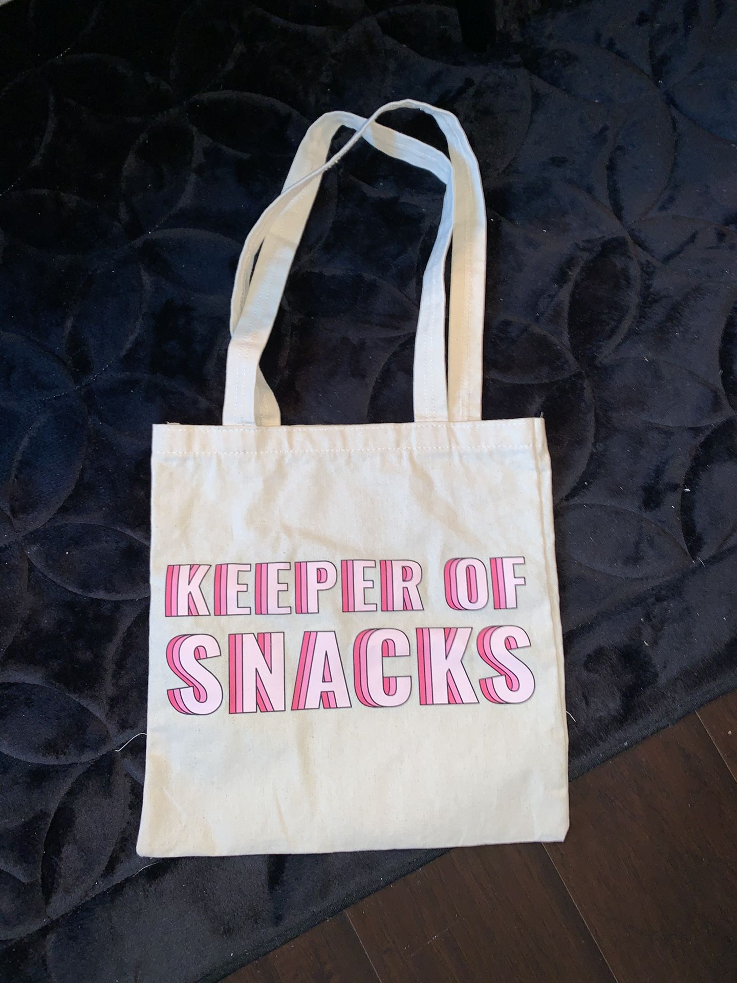 Keeper of Snacks tote bag