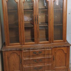 Grandmas Beautiful  Antique China Hutch