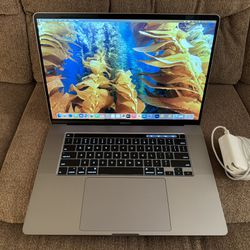 Late 2019 MacBook Pro 16”, i9 8cores 2.4ghz,16gb ram,512gb.4GB graphic,Excellent