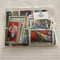 ANYONE COLLECT STAMPS.  “SPACE COSMOS”