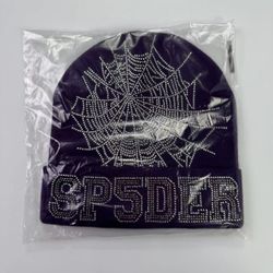 Purple Spider Beanie 
