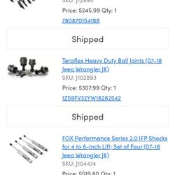 Off Road Suspension Parts