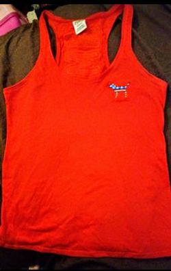 Vs PINK  4th Of July Tank New