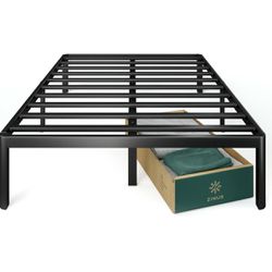 New King Size Platform Bed Frame $90 Or $300 With Really Nice Mattress Included
