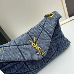 YSL Denim Shoulder Bag