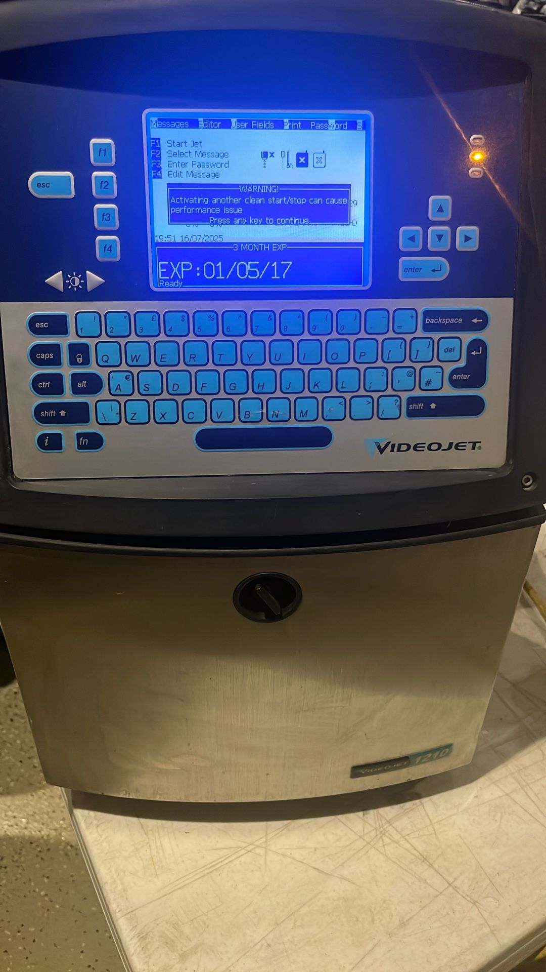Video Jet CIJ Printer