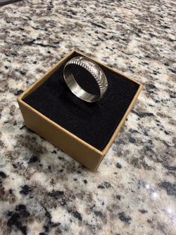 14k gold solid diamond cut ⭐️ band