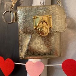 Michael Kors Gold Chain Belt Waist Bag