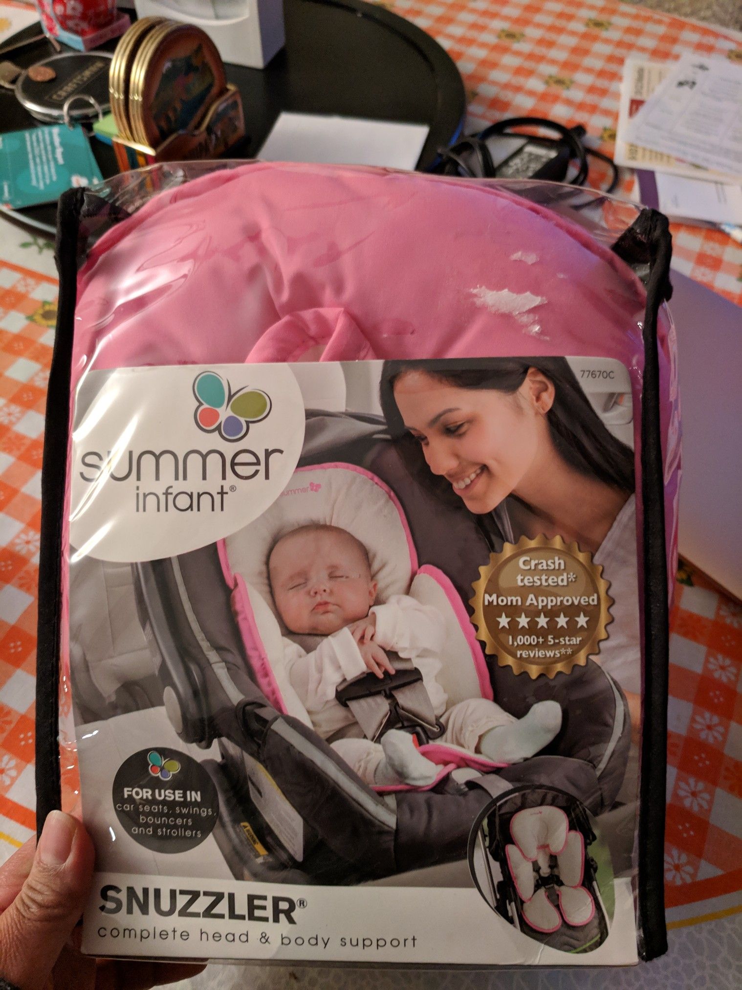 Summer infant Snuzzler for car seat, swings and strollers