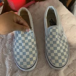 Baby Blue Checker  Vans 