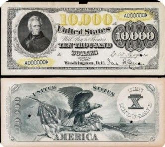 These Are A Set Of 5 Re- Production Monetary Notes...