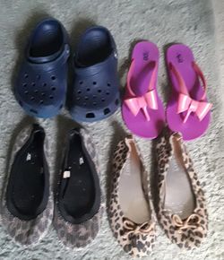 Girls size 13/1 shoe lot