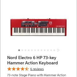 NORD ELECTRO 6D HP 73 KEY KEYBOARD