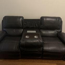 Leather Couch Set 