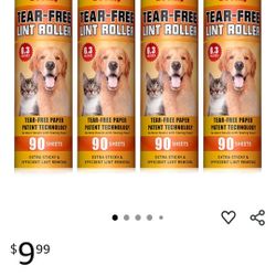 Visit the Store, Doonly
Doonly
Visit the Store
3.5
3.5 out of 5 stars
(2)
360 Sheets Large Lint Rollers Refills for Doonly Lint Roller,4 * 90sheets