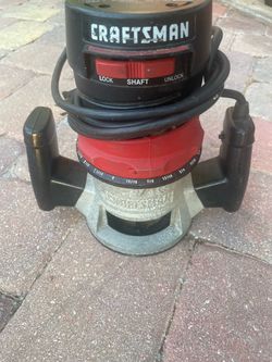 Craftsman Fixed Base Router
