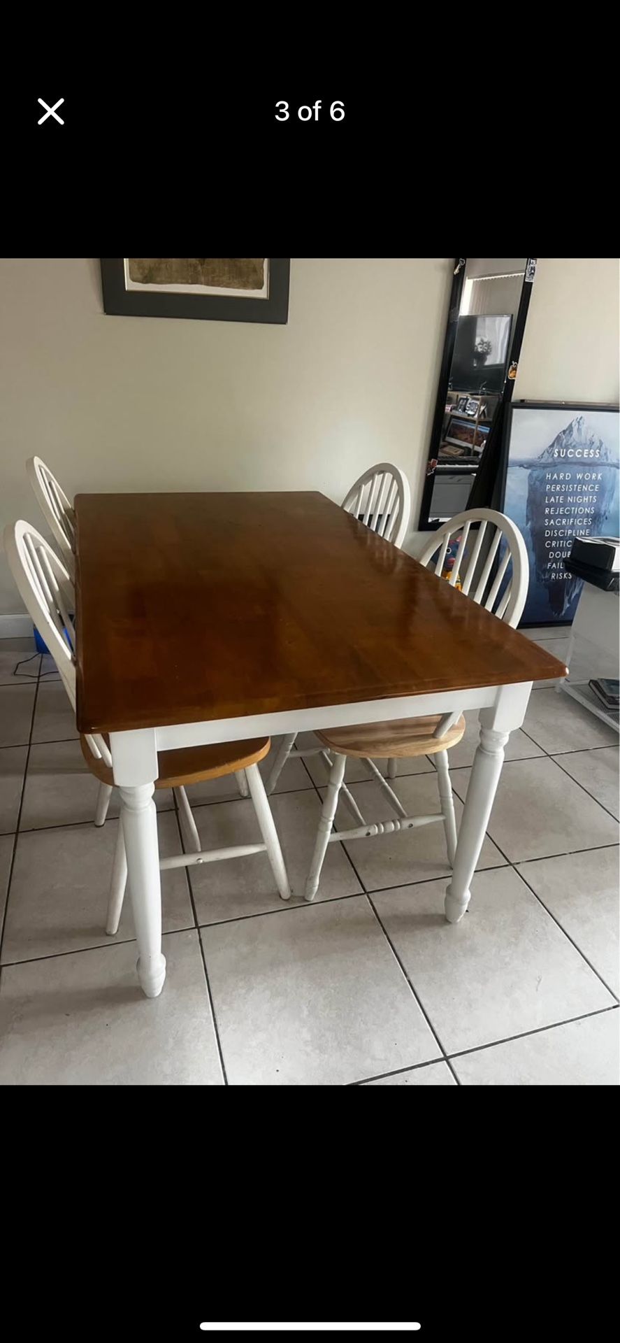 Dining table set/ Mesa De Comedor
