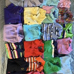 22 Ralph Lauren Boys Spring/Summer Shirts 10/12 (mostly)